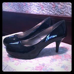 Black patent size 11 heels from Cato.